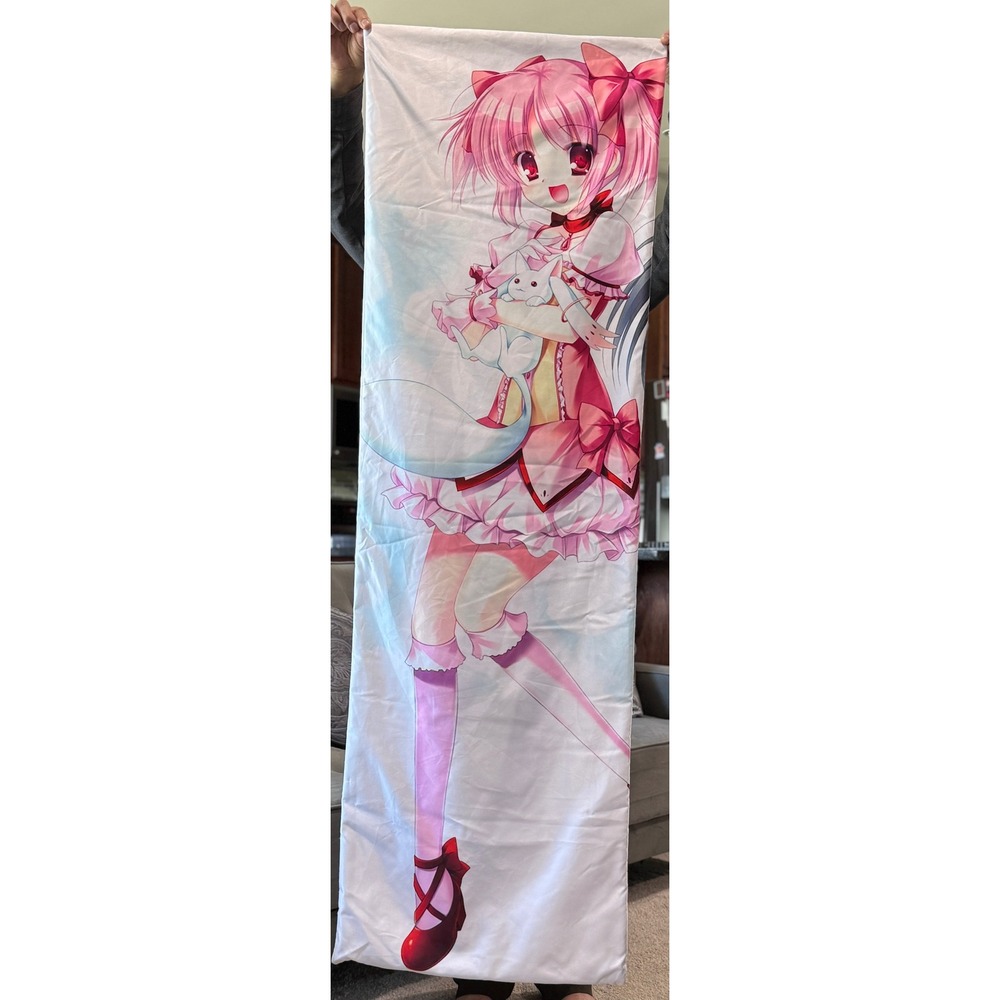 Madoka Magica Dakimakura‎ Body Pillowcase Madoka & Homura Double Sided 59x18.5